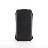 Blackberry Pearl Slim Leather Case in Black
