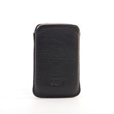 Blackberry Bold Slim Leather Pouch with Clip in Black