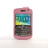 Blackberry Curve Leather Case in Pink
