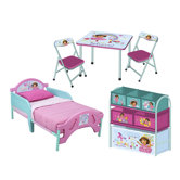 Nickelodeon Dora the Explorer Convertible Toddler Bedroom Collection