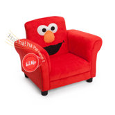 Sesame Street Elmo Giggle Upholstered Chair with Sound