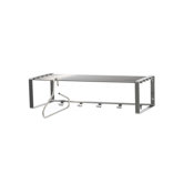 Wandgarderobe "Rex 2" in Nickel