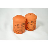 Original Suffolk Terracotta Cruet Salt and Pepper Set