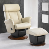 218 Liverpool Glider with Closed Base and Ottoman