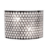 Concentrix Two Light Half Circle Wall Sconce in Chrome