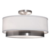 Scandia 2 Light Semi Flush Mount