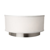 Scandia Two Light Wall Sconce in Brushed Nickel