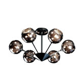 Nebula 6 Light Semi Flush Mount