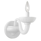 Milk Glass 1 Light Wall Bracket