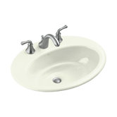 Thoreau Self-Rimming Bathroom Sink with 4" Centers