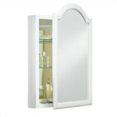 Single Door White Enameled Aluminum Cabinet