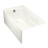 Hourglass Whirlpool with Integral Apron, Flange and Left-Hand Drain