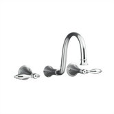 Double Handle Wall Mount Tub Only Faucet Trim