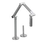 Karbon Articulating Deck Mount Single Handle Widespread Pot Filler Kitchen Faucet