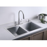 Vault Undermount Double Kitchen Sink