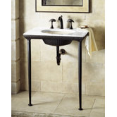 Lotus Pool Iron Console Table