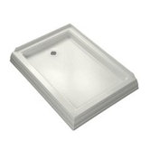 Memoirs Rectangular Shower Base with Double Threshold