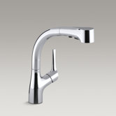 Elate Single Handle Single Hole Kitchen Faucet with Spray