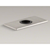 Optional 4" Escutcheon Square Plate for Insight Faucet