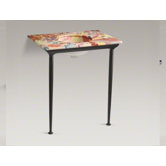 Ipanema Design On 31" X 21.875" X 0.75" Vitreous China Rectangular Countertop.