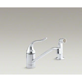 Coralais Single-Handle Kitchen Sink Faucet, 8.5" Swing Spout and Sidespray