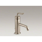 Purist Single Hole Bathroom Faucet with Single Pump Handle