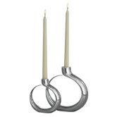 Globe Candlestick Holders (Set of 2)
