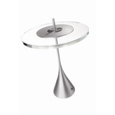 Six Light Table Lamp in Aluminum