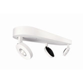 Three Light Dimmable Ceiling Light in White
