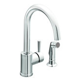 Level One Handle Single Hole High Arc Kitchen Faucet