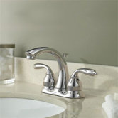 Bayhill Two Handle Centerset Low Arc Bathroom Faucet