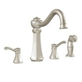 Vestige Double Handle High Arc Kitchen Faucet