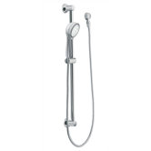 Eva 4-Function Massaging Handshower with Slide Bar and Bracket