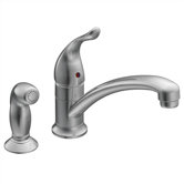 Chateau Single Handle Kitchen Faucet with Protege Side Spray
