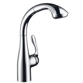SemiArc Single Handle Kitchen Sink Faucet with Optional Baseplate