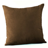 Suede Cushion in Mocha