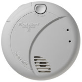 Smoke Alarm with Photoelectric Sensor and Battery Backup