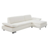 2,5-er Sofa links "Toulouse" mit Longchair rechts