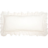 Savannah Double Boudoir Pillow in Ivory