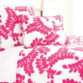 Erika Duvet Cover and Shams in Fuchsia