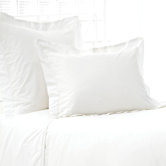 Classic Hemstitch Duvet Cover and Shams in White