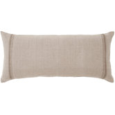 Tea Towel Linen Stripe Double Boudoir Pillow