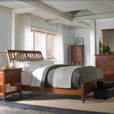 Modern Shaker Slat Bed