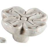 Ceramic Knobs Italian Quatrefoil Knob