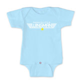 Daddys Little Wingman Light Blue Bodysuit
