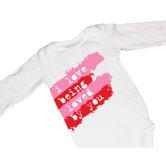 Baby Thoughts Girl Long Sleeve Bodysuit