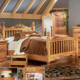 Country Heirloom Slat Post Bedroom Collection