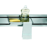 Rail System Wash-Up Center in Stainless Steel