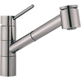 Single Handle Single Hole Pull Out Kitchen Faucet