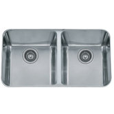 Largo 32" Stainless Steel Double Bowl Kitchen Sink